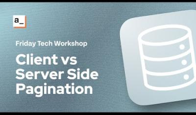 Thumbnail for the FRIDAY TECH WORKSHOP: Server & Client Side Pagination with APIs & SQL video