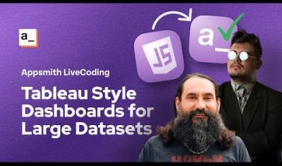 Thumbnail for the Build Tableau Style Dashboards for Large Datasets video