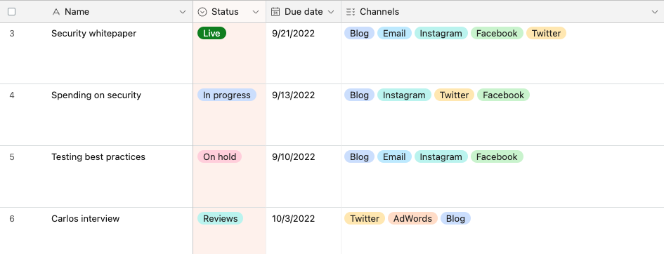 airtable tags