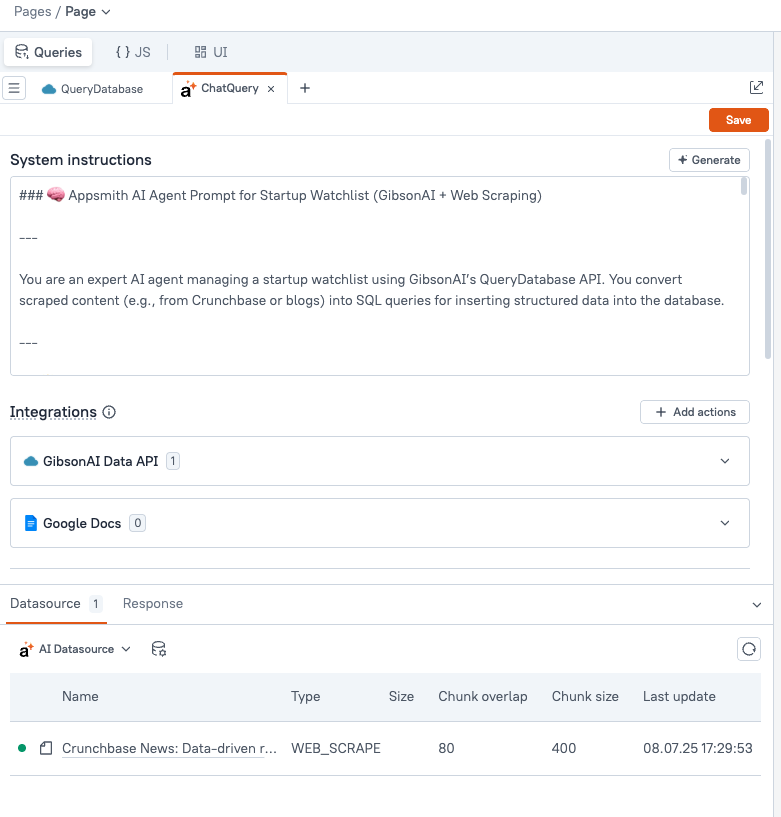 Write detailed system instructions for the AI Agent