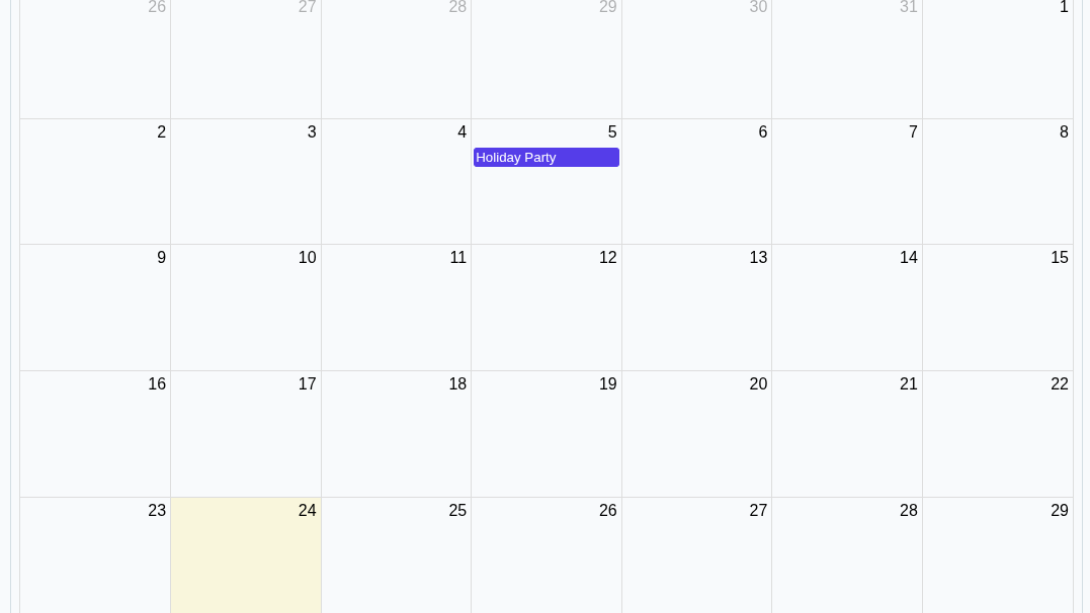 Fullcalendar-Js