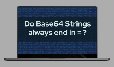 Do Base64 Strings Always End in an Equal Sign? - Working with Blobs, Binary and Base64  cover image