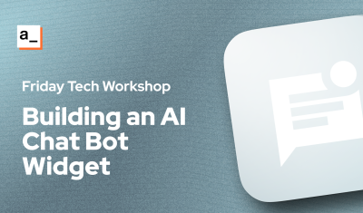 Building an AI Chat Bot Widget to Use with Any API 🤖 cover image