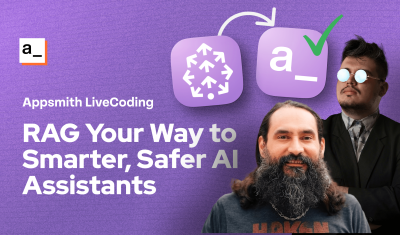 RAG Your Way to Smarter, Safer AI Assistants: Appsmith + Pinecone cover image