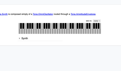 Tonejs Synth cover image