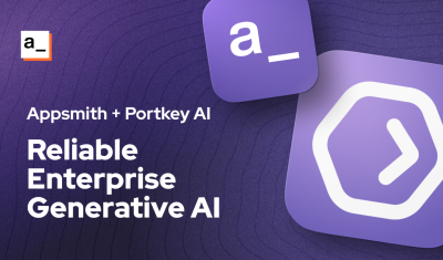 Appsmith + Portkeyai - Generative AI Template cover image