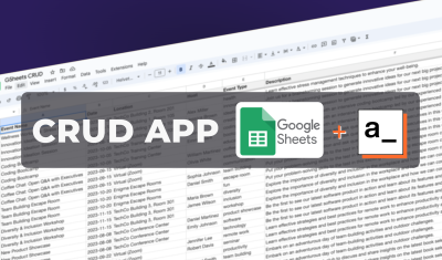 Building a CRUD app with Google Sheets cover image