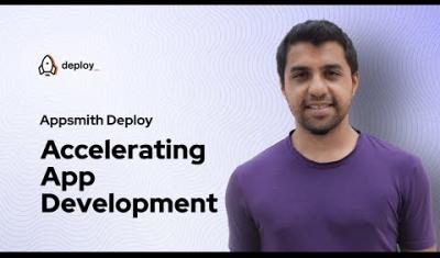 Thumbnail for the Accelerating App Development - Appsmith BUILD video