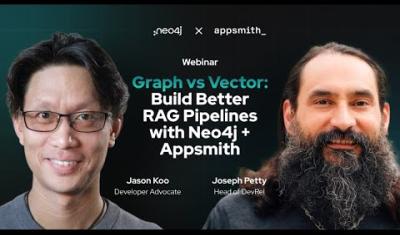 Thumbnail for the Graph Vs Vector: Build Better RAG Pipelines with Neo4J + Appsmith video