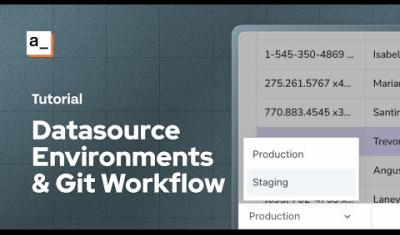 Thumbnail for the How To Use The Git & Datasource Environments Workflow video