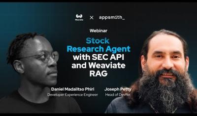 Thumbnail for the Stock Research Agent with SEC API and Weaviate RAG video