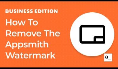 Thumbnail for the How To Remove The Appsmith Watermark video