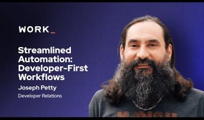 Thumbnail for the DEVELOPER-FIRST Workflows to Streamline Automation video