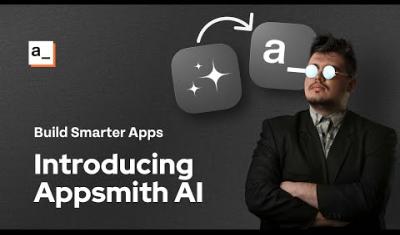 Thumbnail for the Announcing Appsmith AI 📢 video