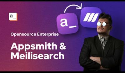 Thumbnail for the Integrate Appsmith + Meilisearch for Lightning-Fast Opensource Search Dashboards video