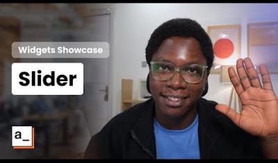Thumbnail for the How To Use The Slider Widget video