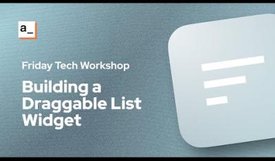 Thumbnail for the Building a Draggable, Reorderable List Widget with Sortablejs video