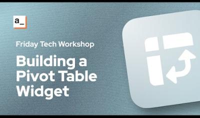 Thumbnail for the Building A Pivot Table Custom Widget, Feat. Mockoon Mock API video