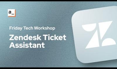 Thumbnail for the Building a Zendesk Ticket Assistant Using Appsmith AI video