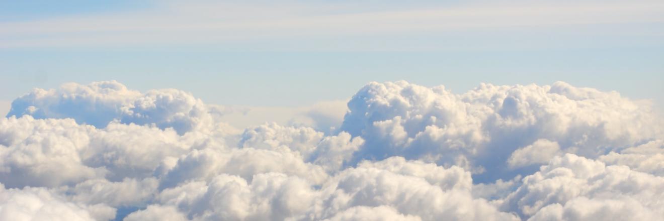 Clouds in a blue sky