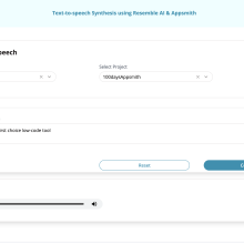 Text-To-Speech Synthesis Using Appsmith & Resemble.ai