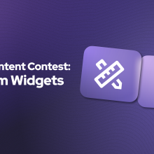April Content Contest: Custom Widgets! cover image