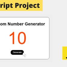 Snippet -- Generate a Random Number in Javascript cover image