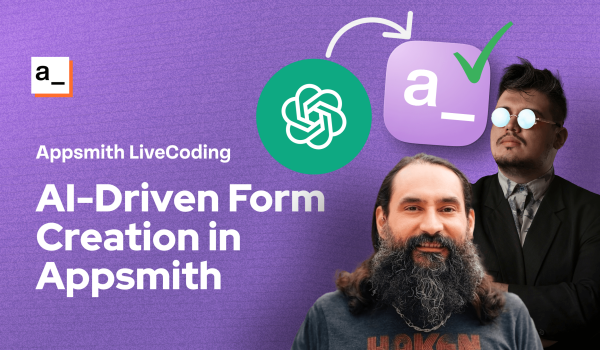 Appsmith Livecoding : Ai-Driven Automated Form Creation cover image