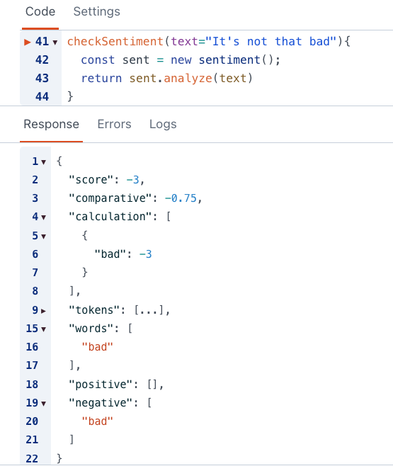 sentiment analysis