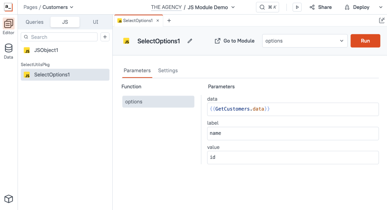 select utils module