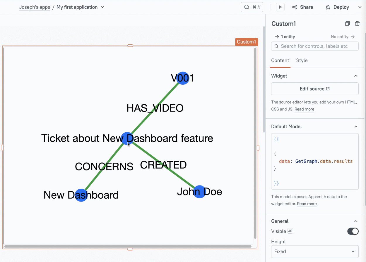 node animation