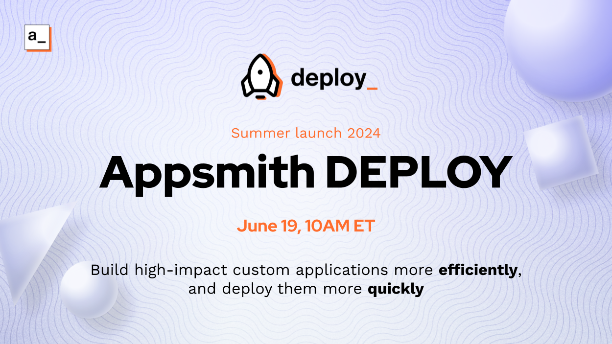 Cover iamge for Appsmith DEPLOY | Summer Launch